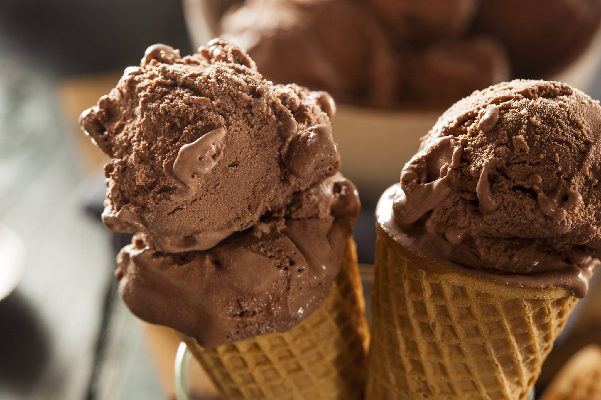 Crème glacée au chocolat du Cacaoyer