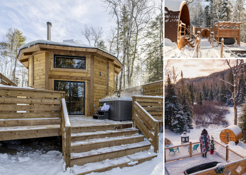 Boisés de la rivière noire - yourte et pods