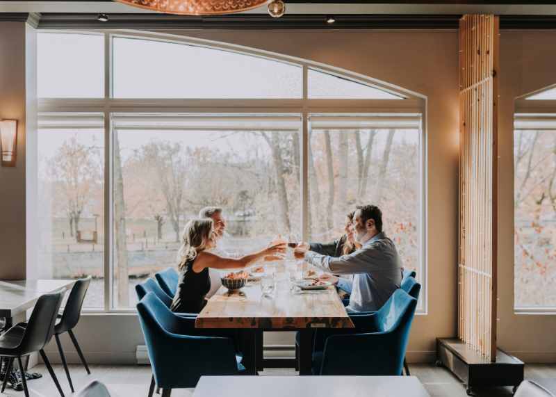 Repas au Chateau Joliette