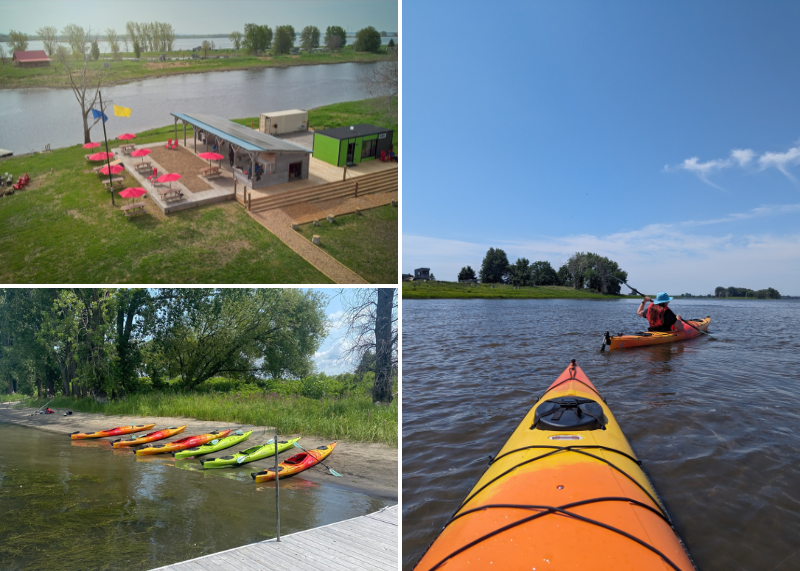 route bleue fleuve