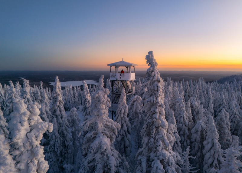 Montagne noire en hiver